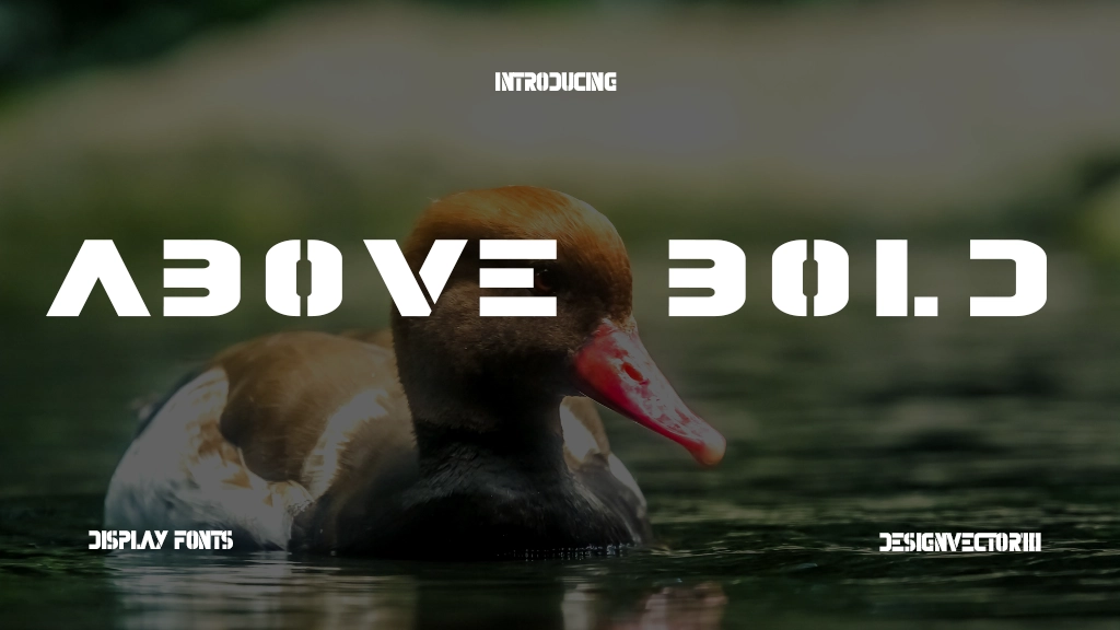 Above Bold Font Sample Images  1