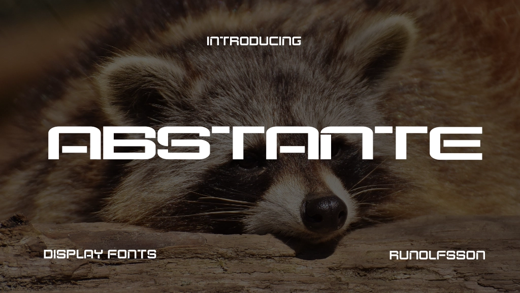 Abstante Imagens de amostra de fonte  1