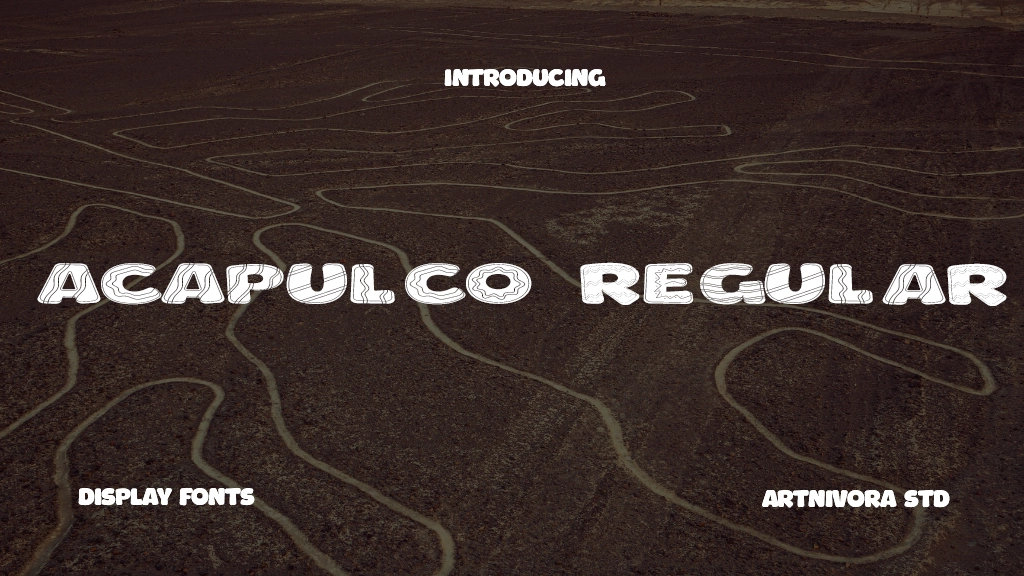 ACAPULCO Regular Font Sample Images  1