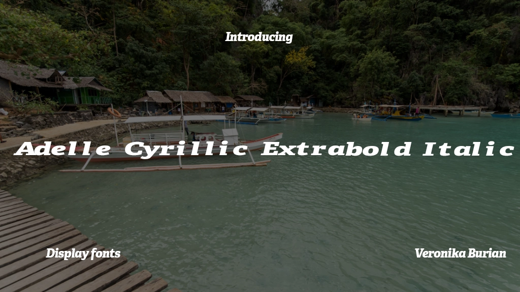 Adelle Cyrillic Extrabold Italic Font Sample Images  1