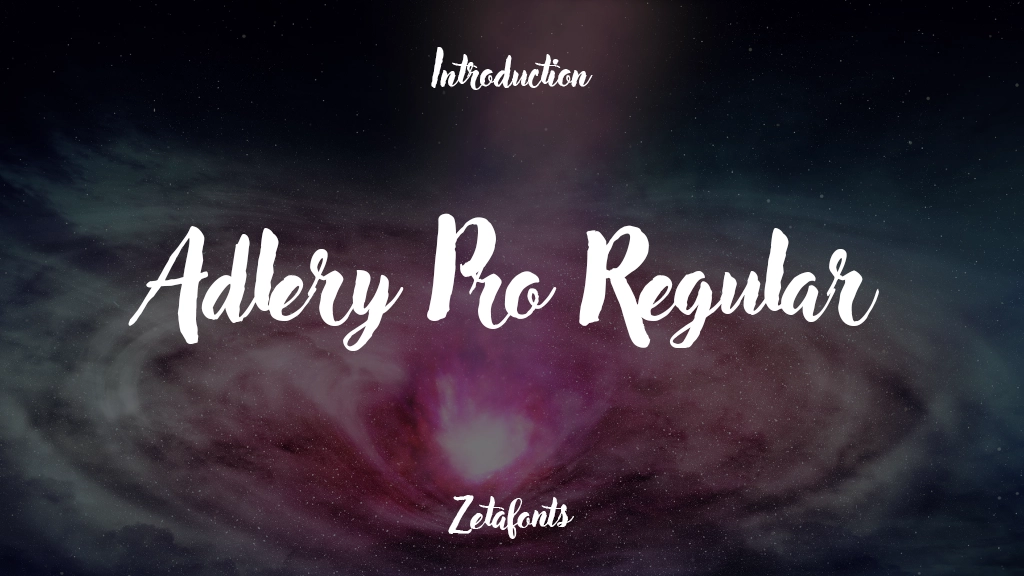 Adlery Pro Regular Images d’exemples de polices  1