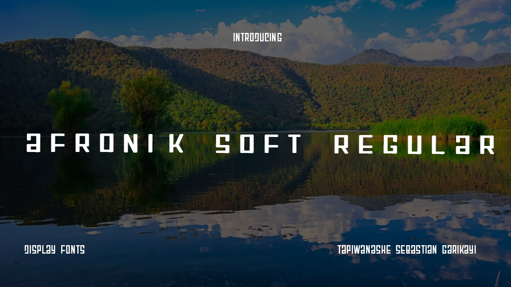 Afronik Soft Regular Font Sample Images  1