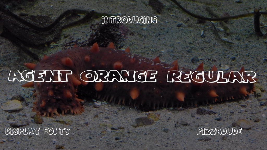 Agent Orange Regular Font Sample Images  1