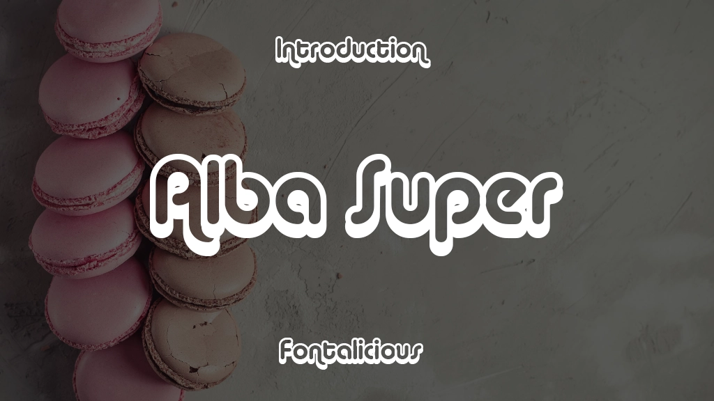 Alba Super Font Sample Images  1