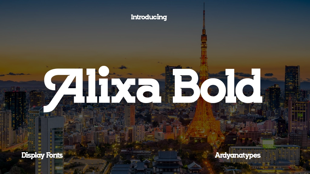 Alixa Bold Font Sample Images  1