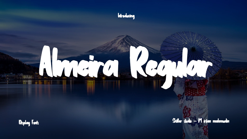 Almeira Regular Font Sample Images  1