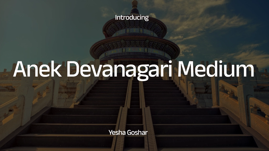 Anek Devanagari Medium Font Sample Images  1