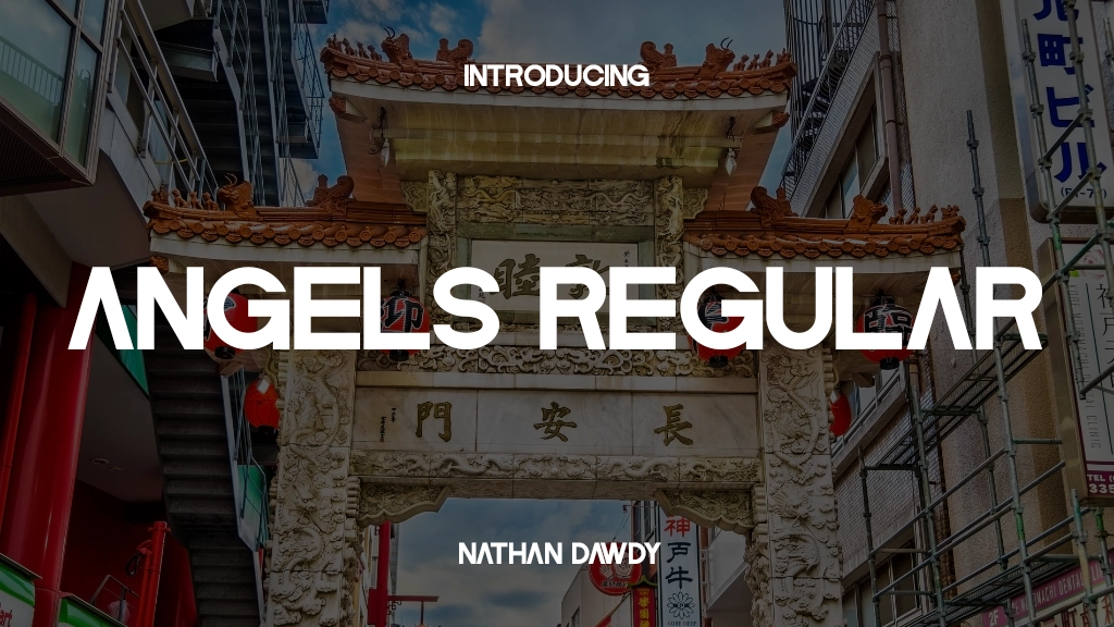 Angels Regular Font Sample Images  1