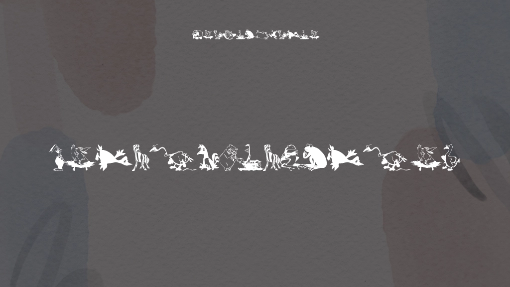 AnimalComedians Images d’exemples de polices  1