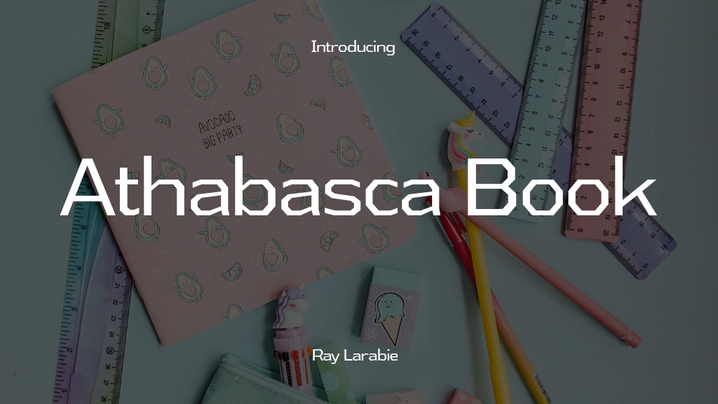 Athabasca Book Font Sample Images  1