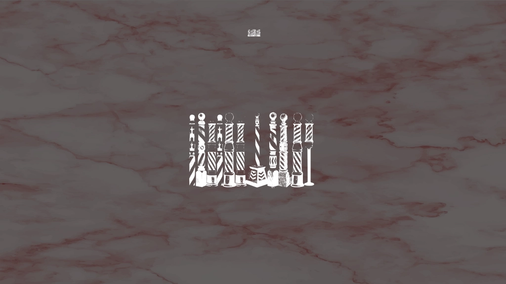 BarberPoles Imagens de amostra de fonte  1