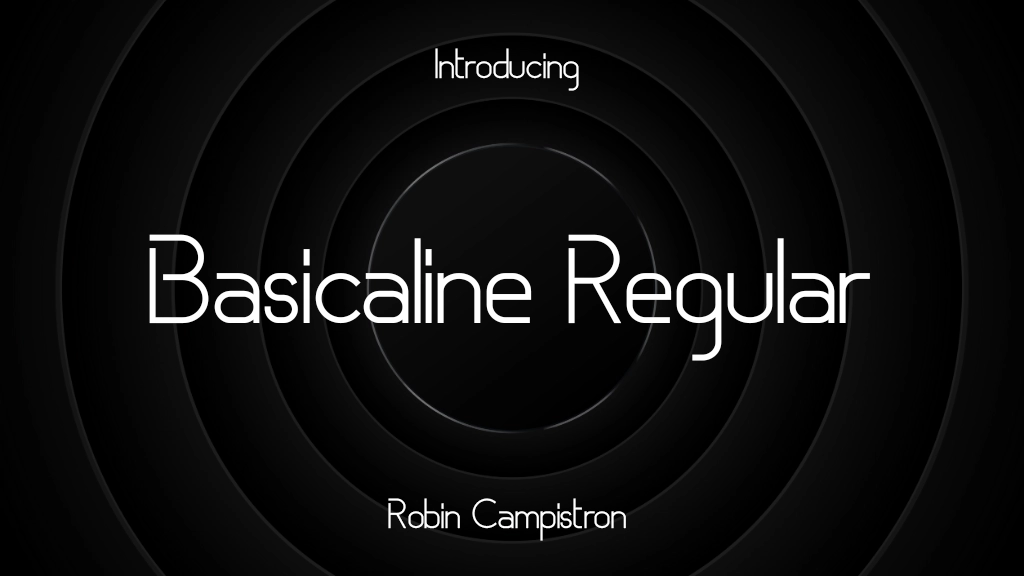 Basicaline Regular Font Sample Images  1