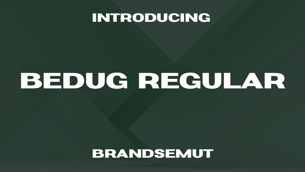 Bedug Regular Font Sample Images  1