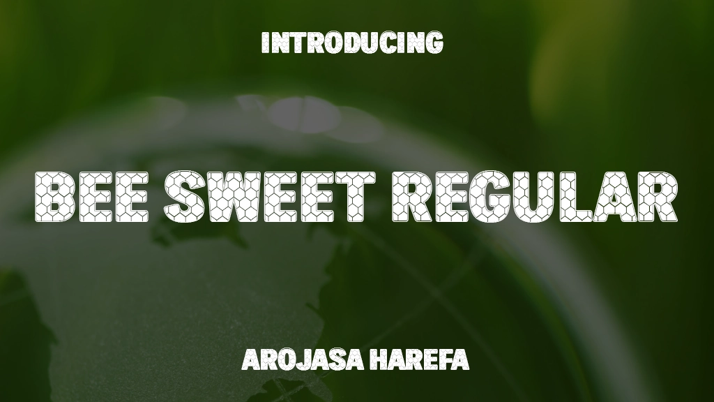 Bee Sweet Regular Font Sample Images  1