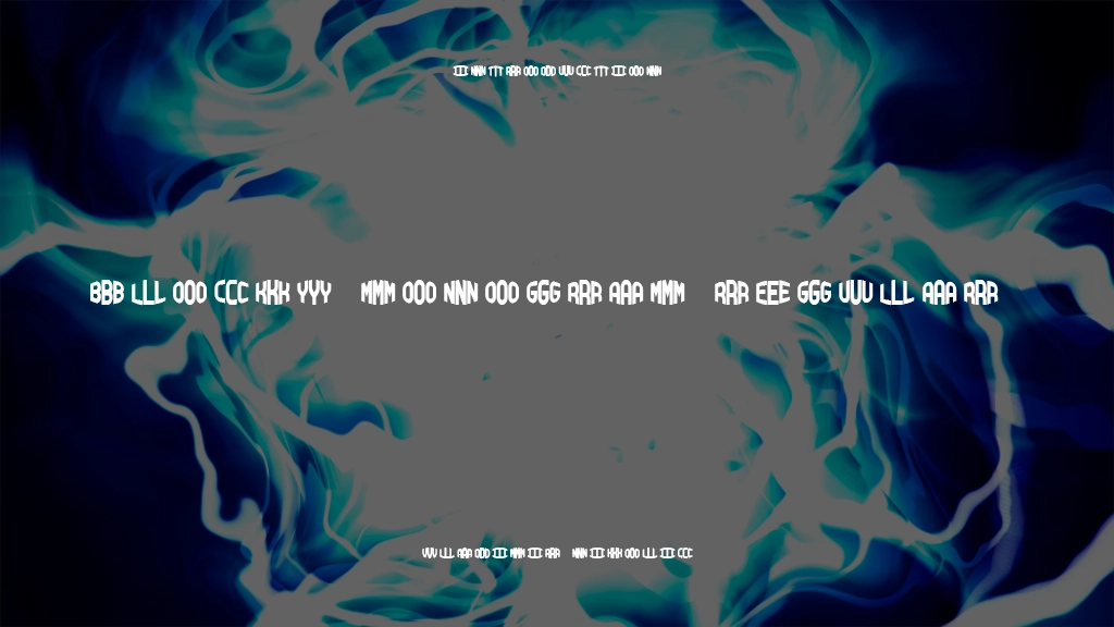 Blocky Monogram Regular Beispielbilder für Schriftarten  1