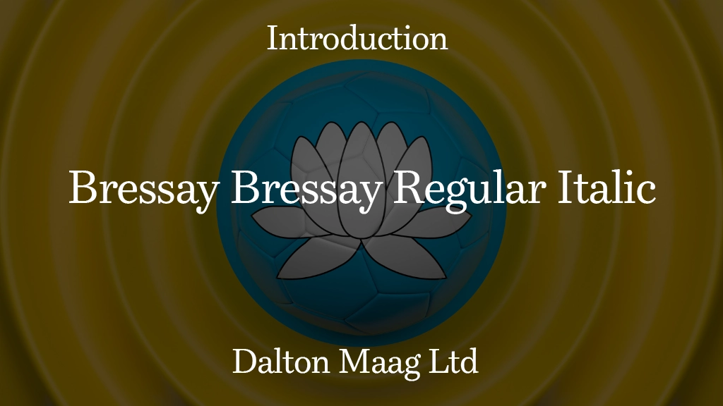 Bressay Trial Regular Font Sample Images  1