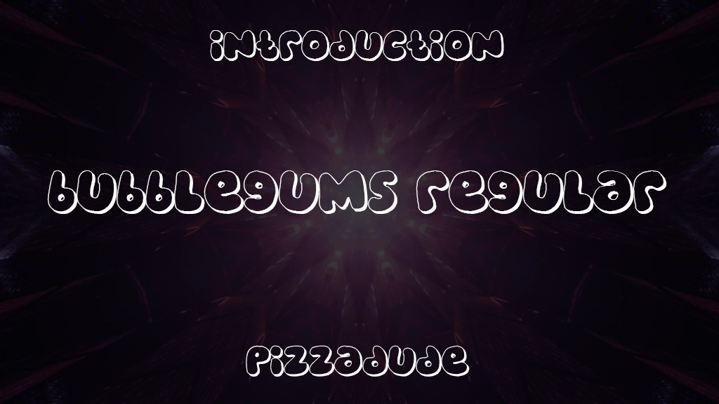 Bubblegums Regular Font Sample Images  1