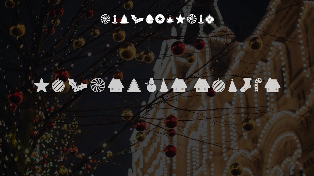 Christmas Shapes 글꼴 샘플 이미지  1