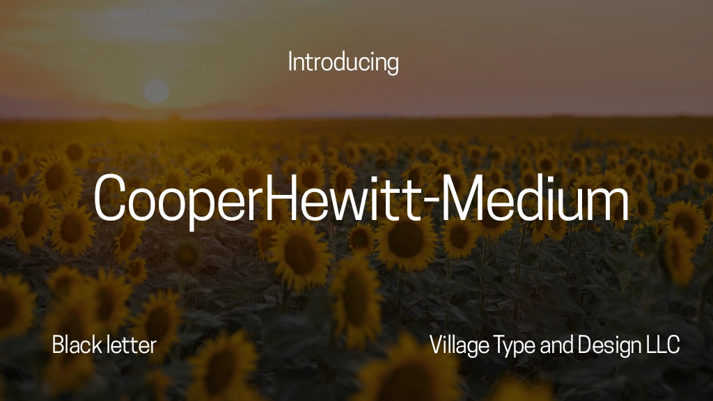 CooperHewitt-Medium Font Sample Images  1