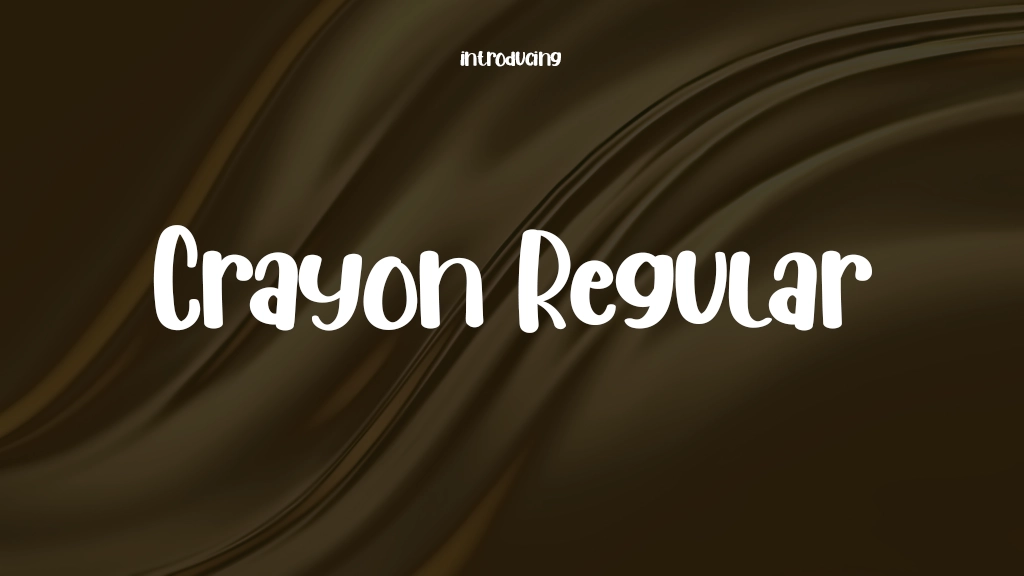 Crayon Regular フォントサンプル画像  1