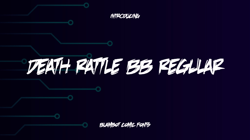 Death Rattle BB Regular Font Sample Images  1