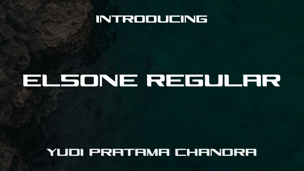 Elsone Regular Immagini di esempio dei caratteri  1