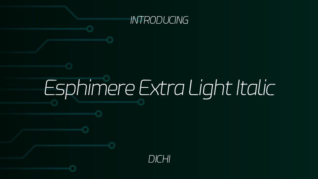 Esphimere Extra Light Italic Font Sample Images  1