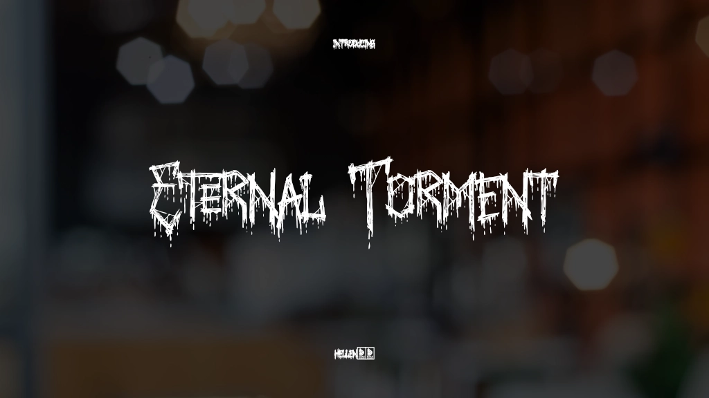 Eternal Torment Font Sample Images  1