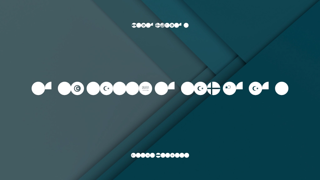 font flags world color フォントサンプル画像  1