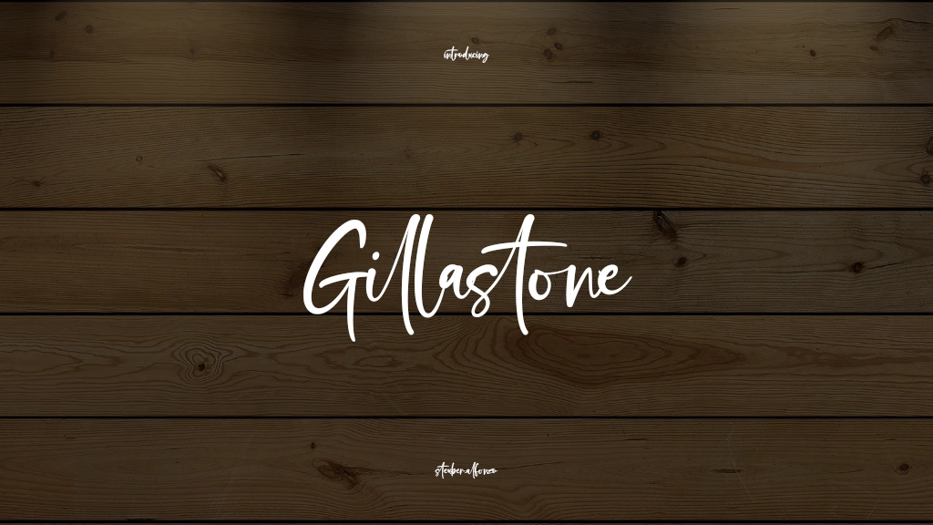 Gillastone Font Sample Images  1