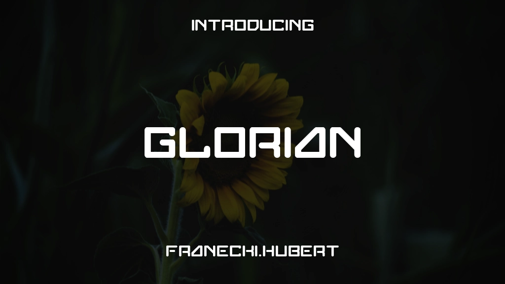 Glorian Font Sample Images  2