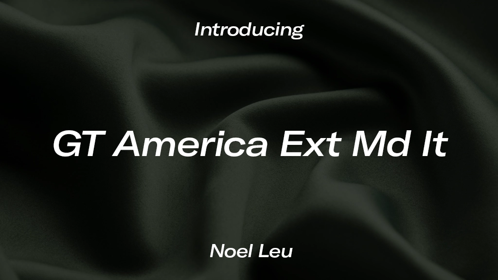 GT America Trial Ext Md It Font Sample Images  1