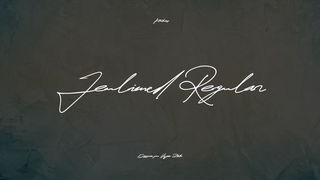 Jeulimed Regular Font Sample Images  1