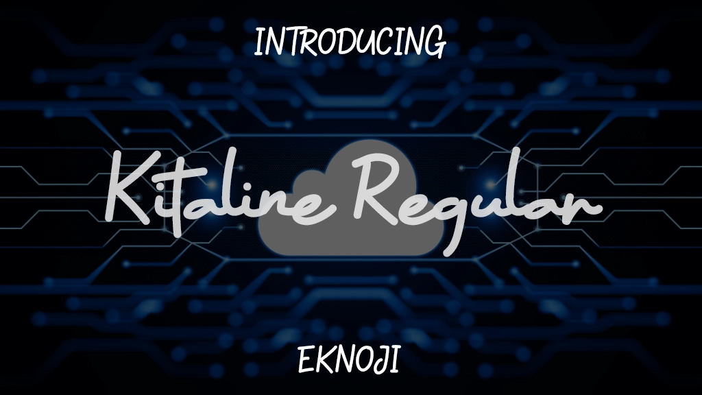 Kitaline Regular Font Sample Images  1