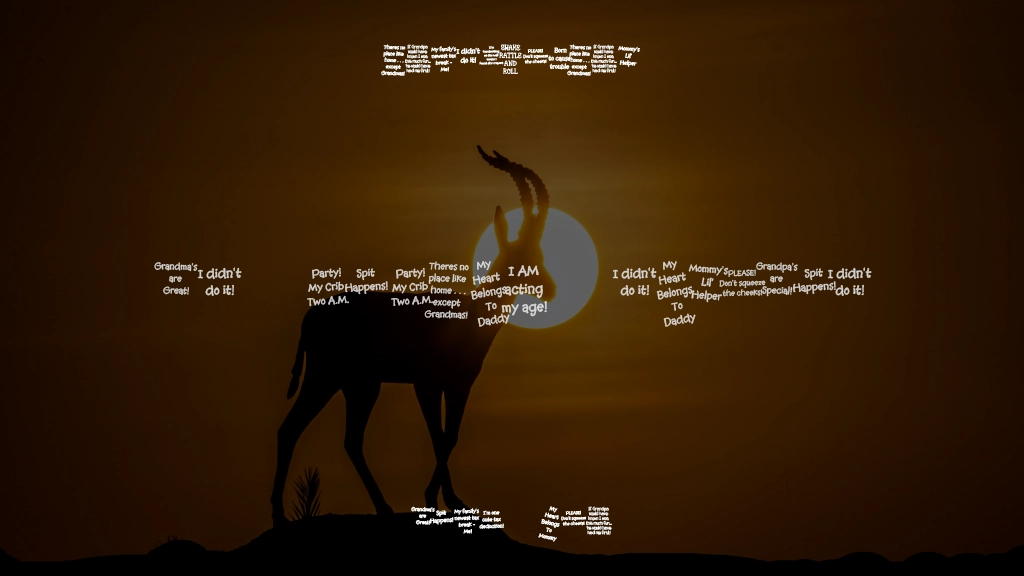 KR Babiez Regular 글꼴 샘플 이미지  1