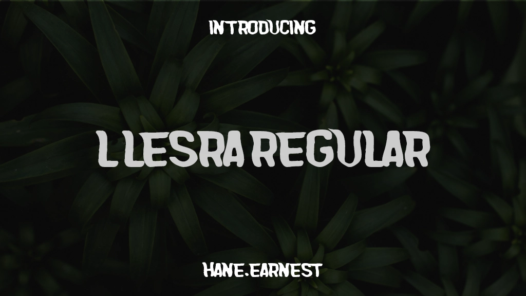 L Lesra Regular Font Sample Images  1