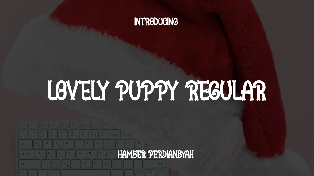 Lovely Puppy Regular Font Sample Images  1