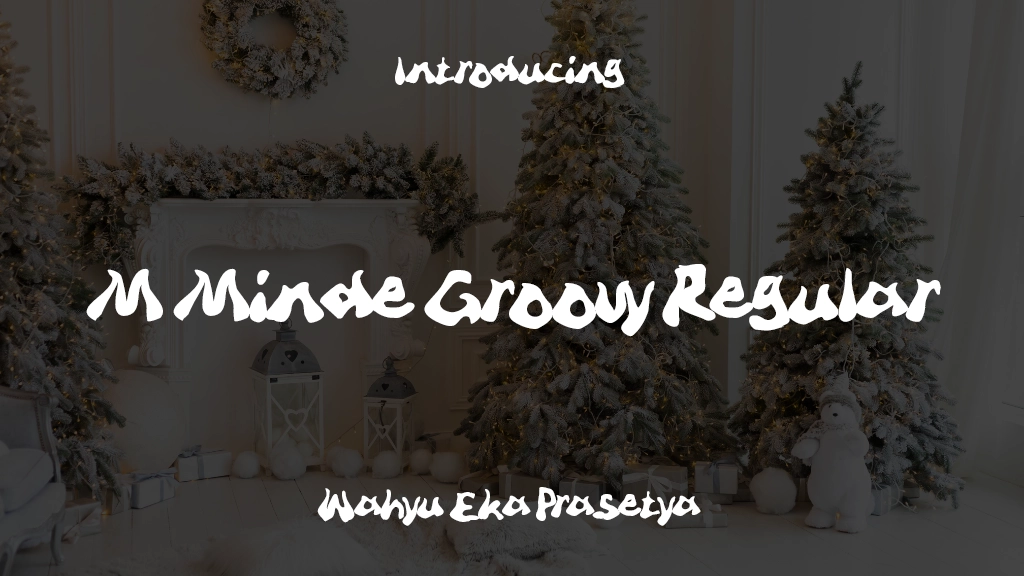 M Minde Groovy Regular Font Sample Images  1