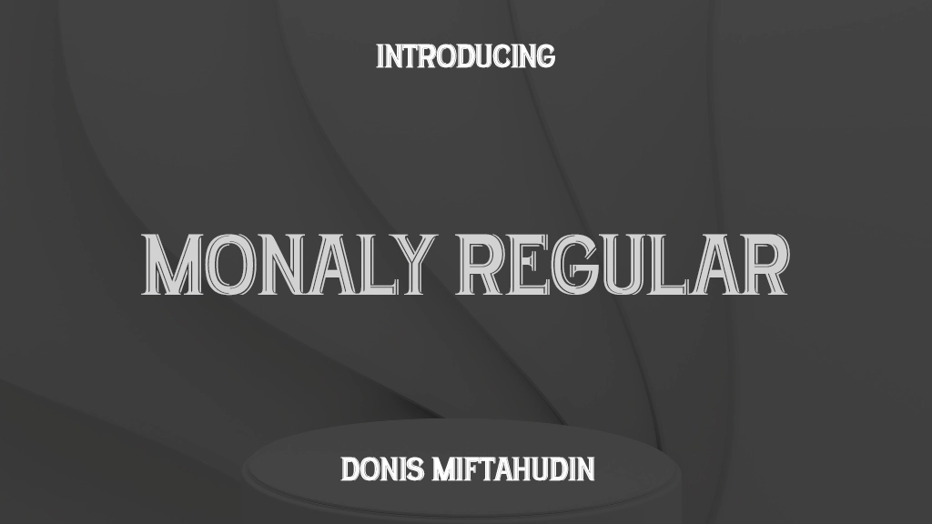 Monaly Personal Use Regular Font Sample Images  1