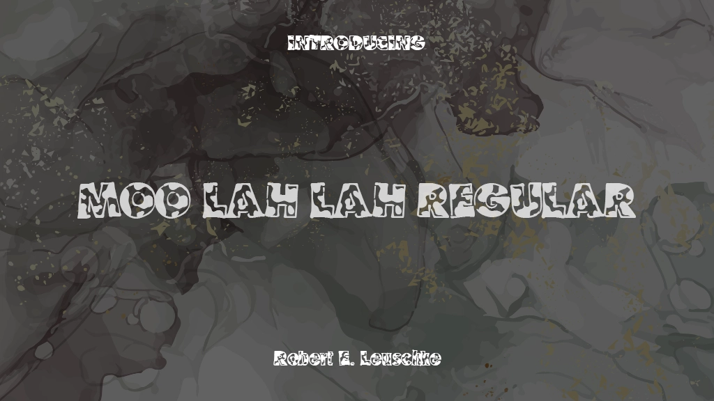Moo Lah Lah Regular Font Sample Images  1