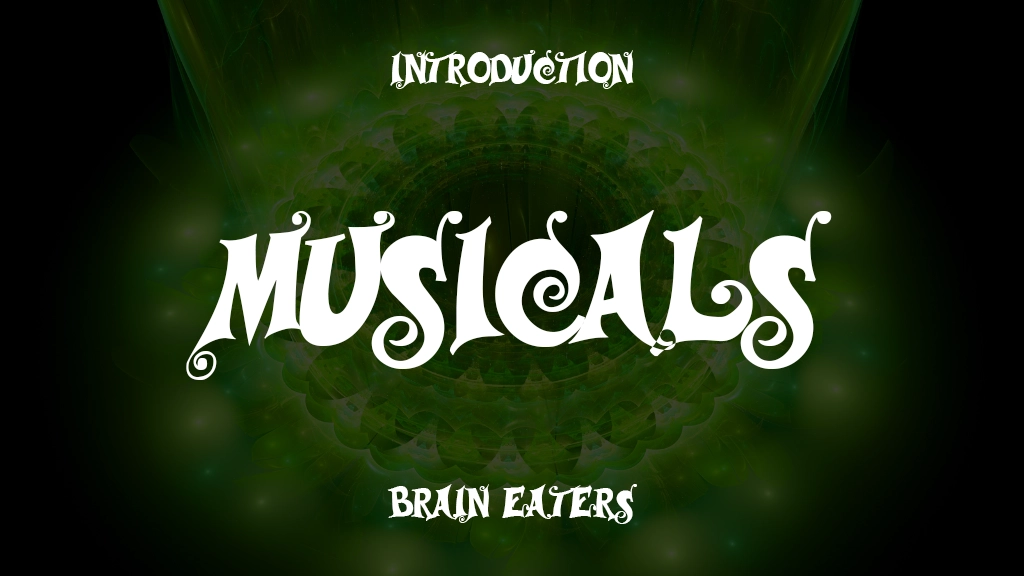 Musicals Beispielbilder für Schriftarten  1