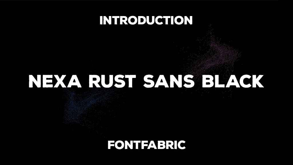 Nexa Rust Sans Black Font Sample Images  1
