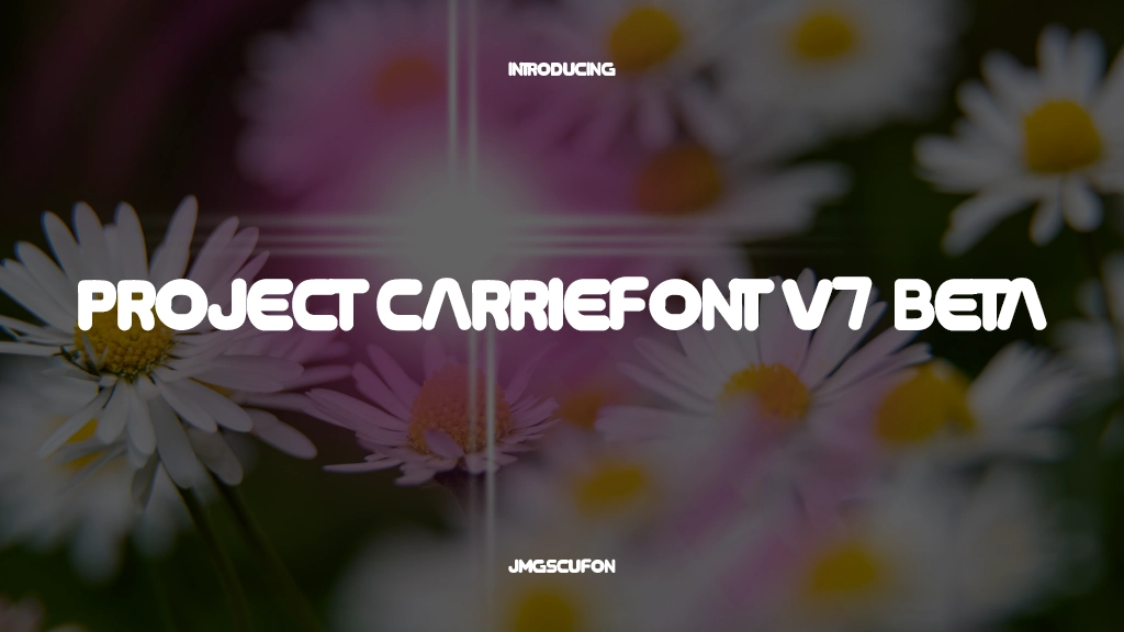 Project Carriefont V7 Beta Font Sample Images  1