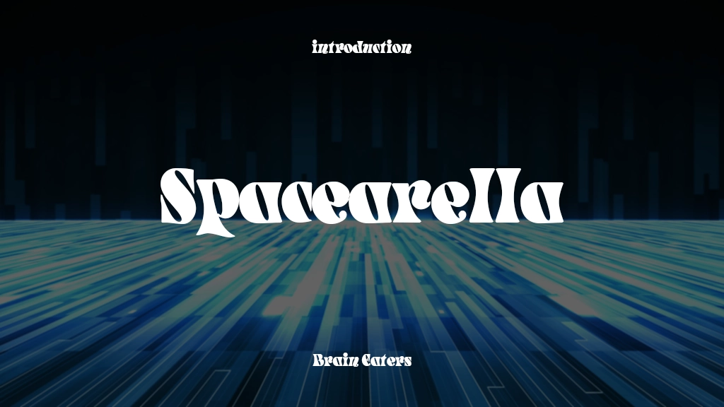 Spacearella Beispielbilder für Schriftarten  1