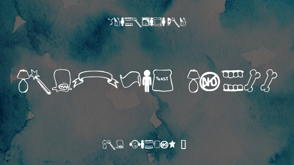 Tombats Three Font Sample Images  1