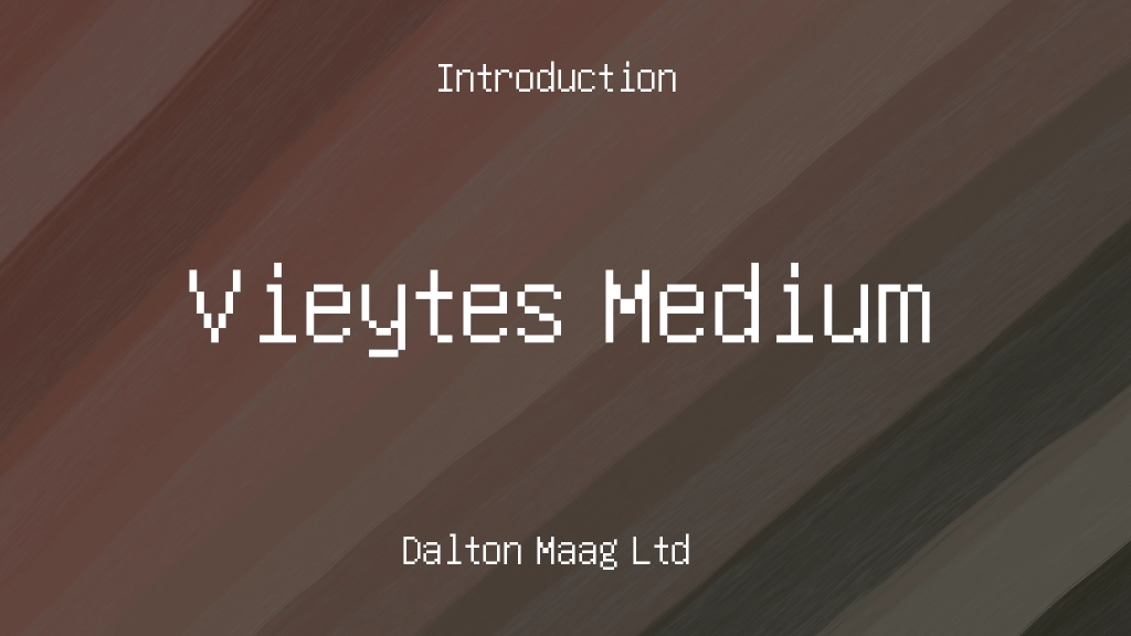 Vieytes Medium Font Sample Images  1