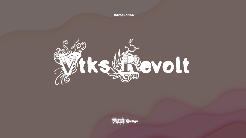 Vtks Revolt Imagens de amostra de fonte  2